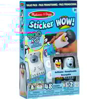 Melissa & Doug - Sticker WOW! Sticker-Stempelset 2er-Pack Winter, Basteln