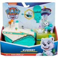 Paw Patrol - Schneemobil mit Everest-Figur, Snowboard und Henrietta-Figur , Spielfahrzeug