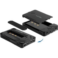 USB Type-C Gehäuse für 1 x M.2 NVMe SSD + 1 x 2.5″ SATA SSD / HDD, Laufwerksgehäuse