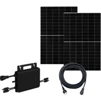 Balkonkraftwerk-Set BKW880/800_6 Bifazial, Black Frame 0%