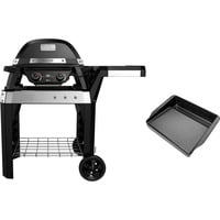 Elektrogrill Bundle Pulse 2000 mit Wagen und Gusseisen-Grillplatte