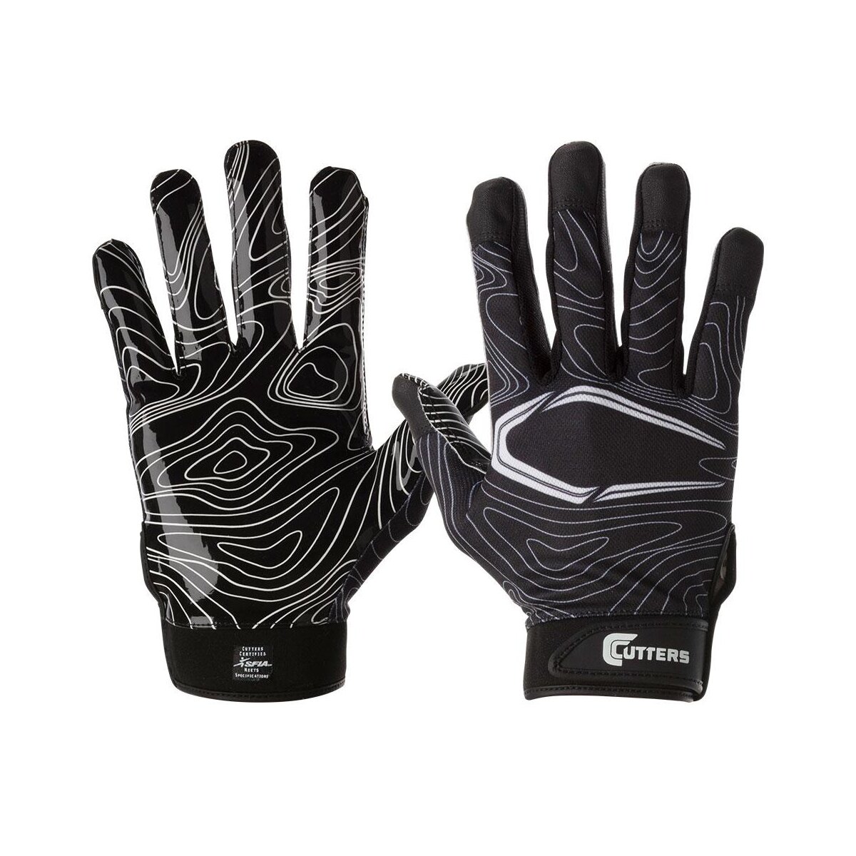 Cutters S150 Gameday Receiver Handschuhe Jugend/Youth - schwarz Gr. YS/YM