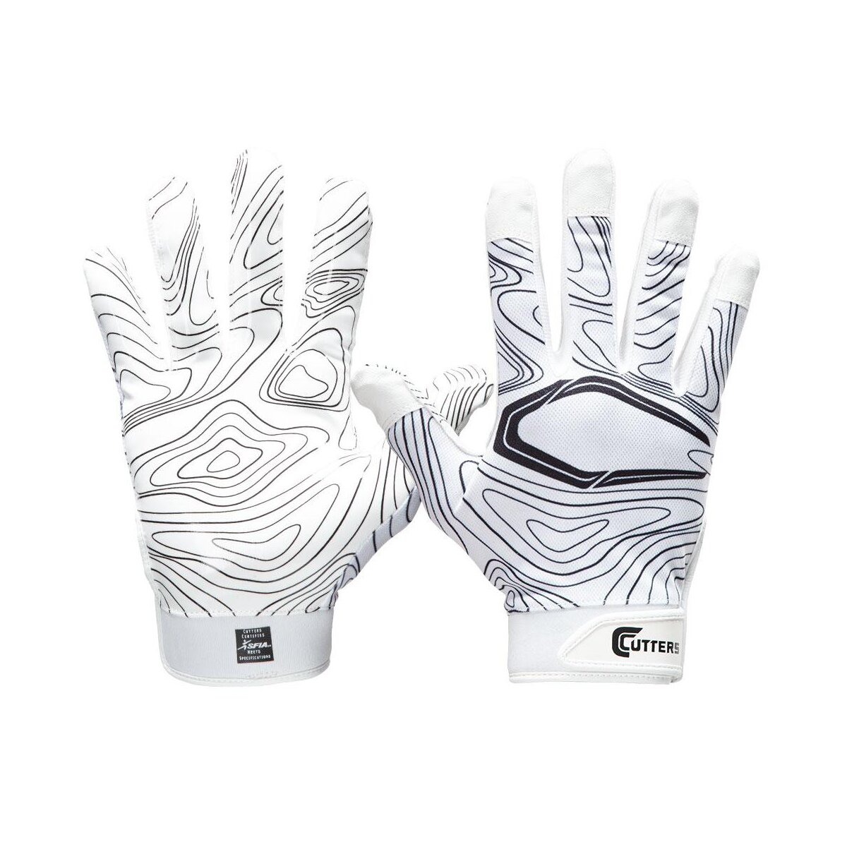 Cutters S150 Gameday Receiver Handschuhe Jugend/Youth - weiß Gr. YL/YXL