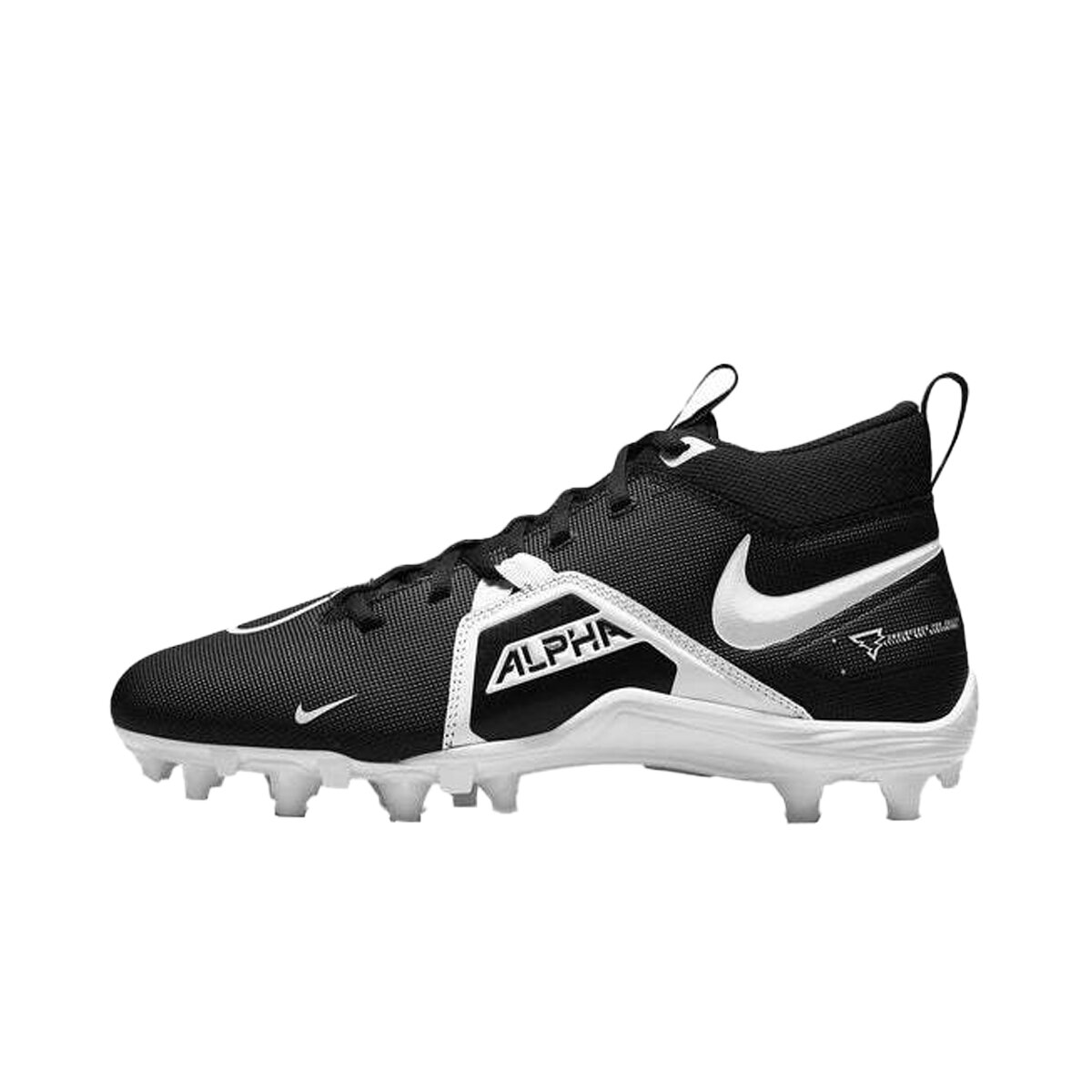 Nike Alpha Menace Varsity 3 CV0586 Rasen Footballschuhe - schwarz-weiß Gr. 11 US