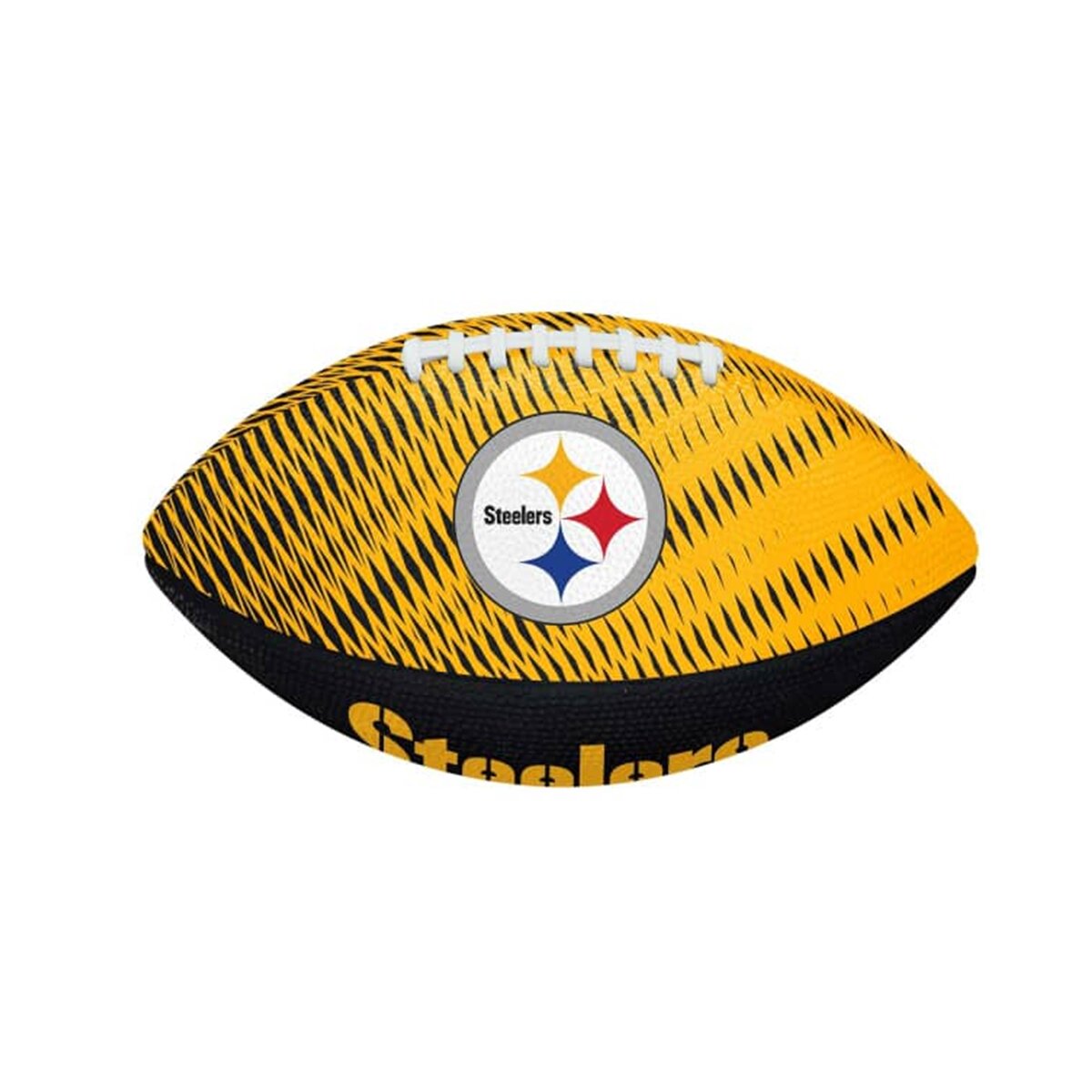 Wilson NFL Junior Tailgate Pittsburgh Steelers Logo Football