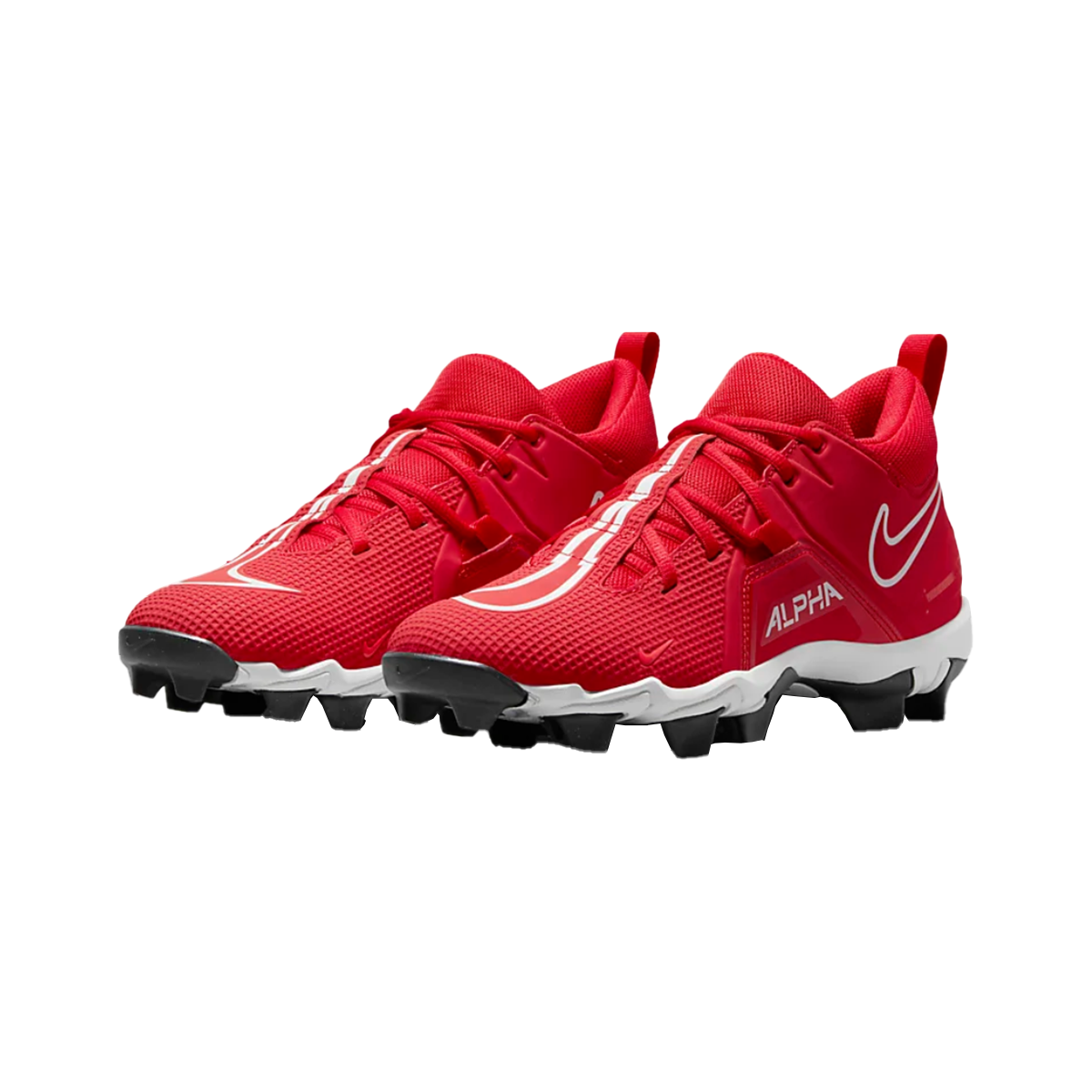 Nike Alpha Menace 3 Shark (CV0582) American Football All Terrain Schuhe - Rot Gr.12 US