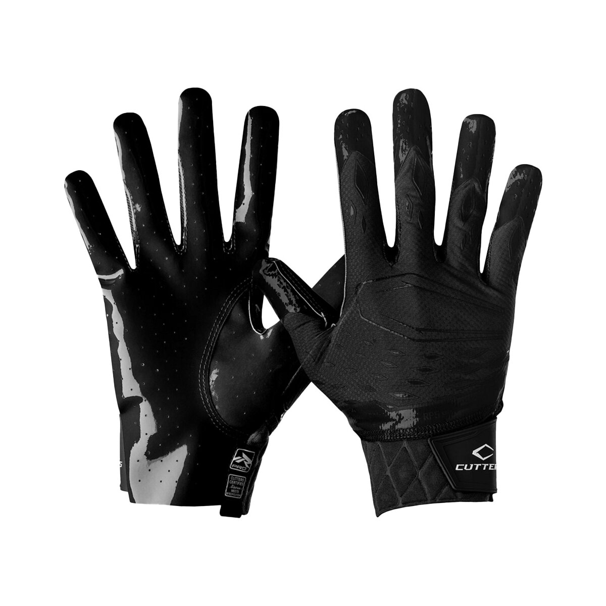 Cutters CG10440 Rev Pro 5.0 Solid Receiver Handschuhe - Schwarz Gr.S