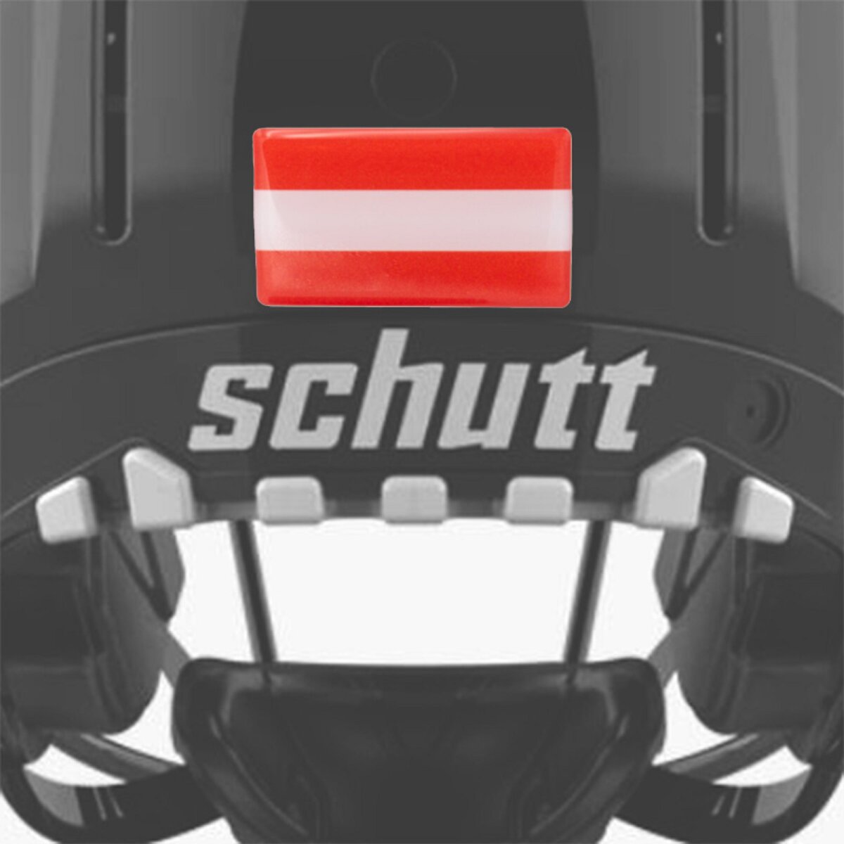 Helm Flag Decal, Helmaufkleber, Helmsticker - Österreich Flagge