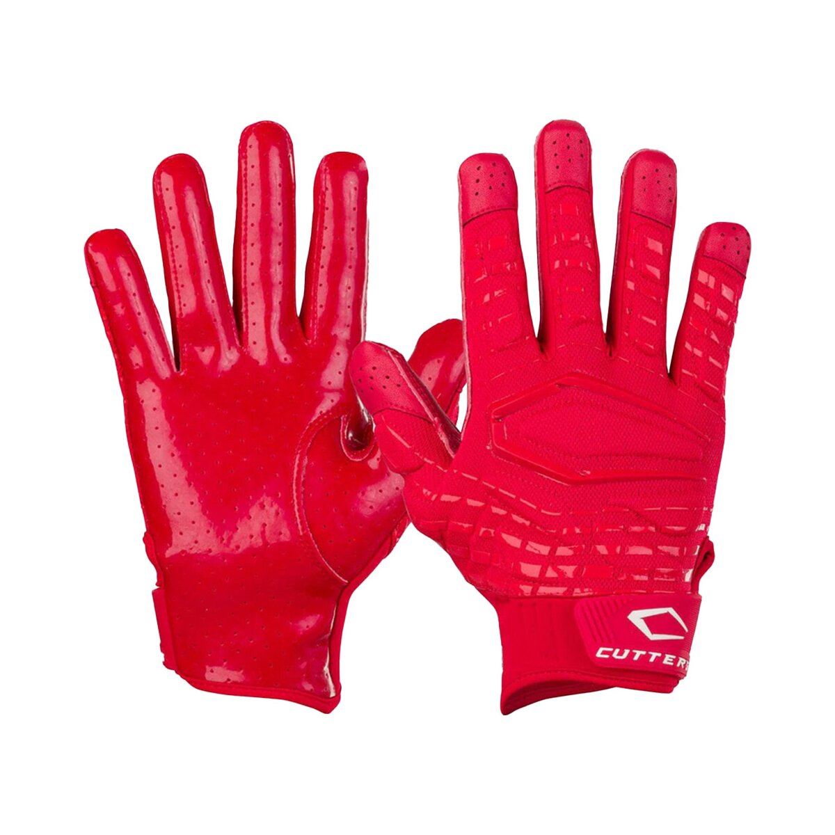 Cutters CG 10620 Gamer 5.0 leicht gepolsterte Football Handschuhe - rot Gr.3XL