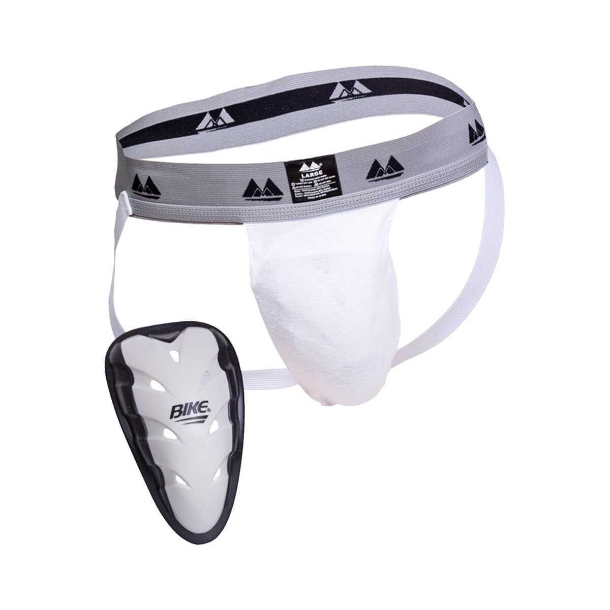 MM Tiefschutzhose mit Bike Cup - weiß Gr. XL