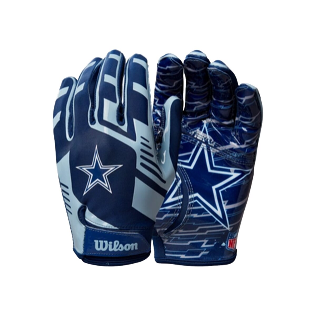 Wilson NFL Stretch Fit Adult Receiver Handschuhe - Team Dallas Cowboys