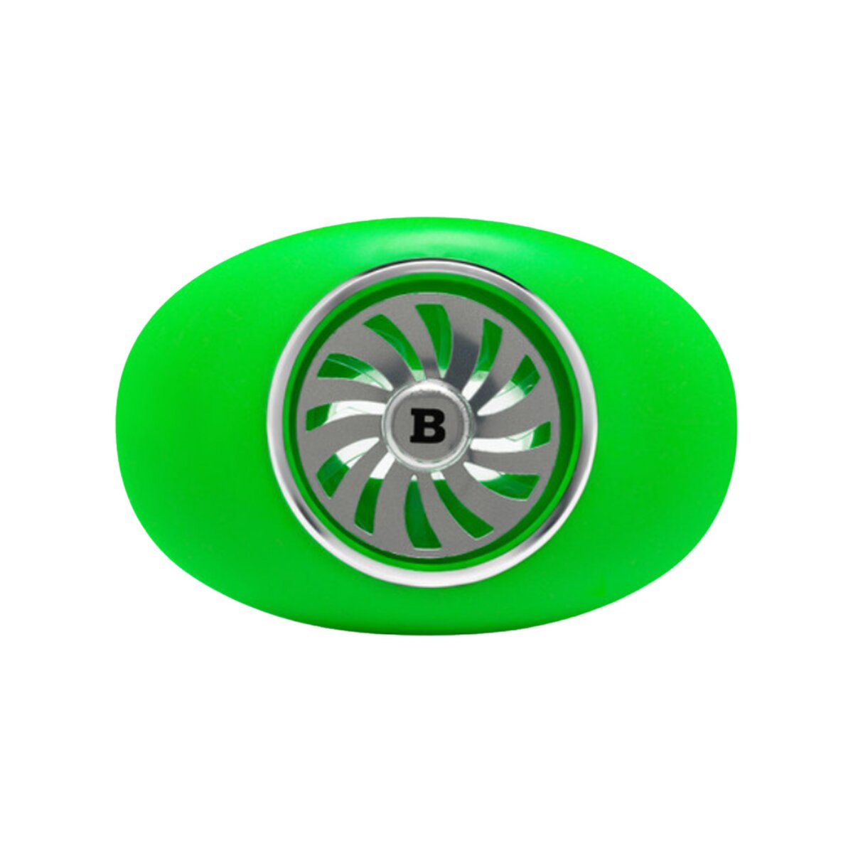 BATTLE Oxygen Spinner Football Mundstück mit Lippenschild - neon grün