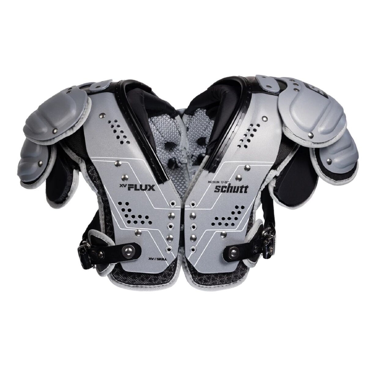 Schutt XV Flux Skill Shoulderpad - grau Gr. XL