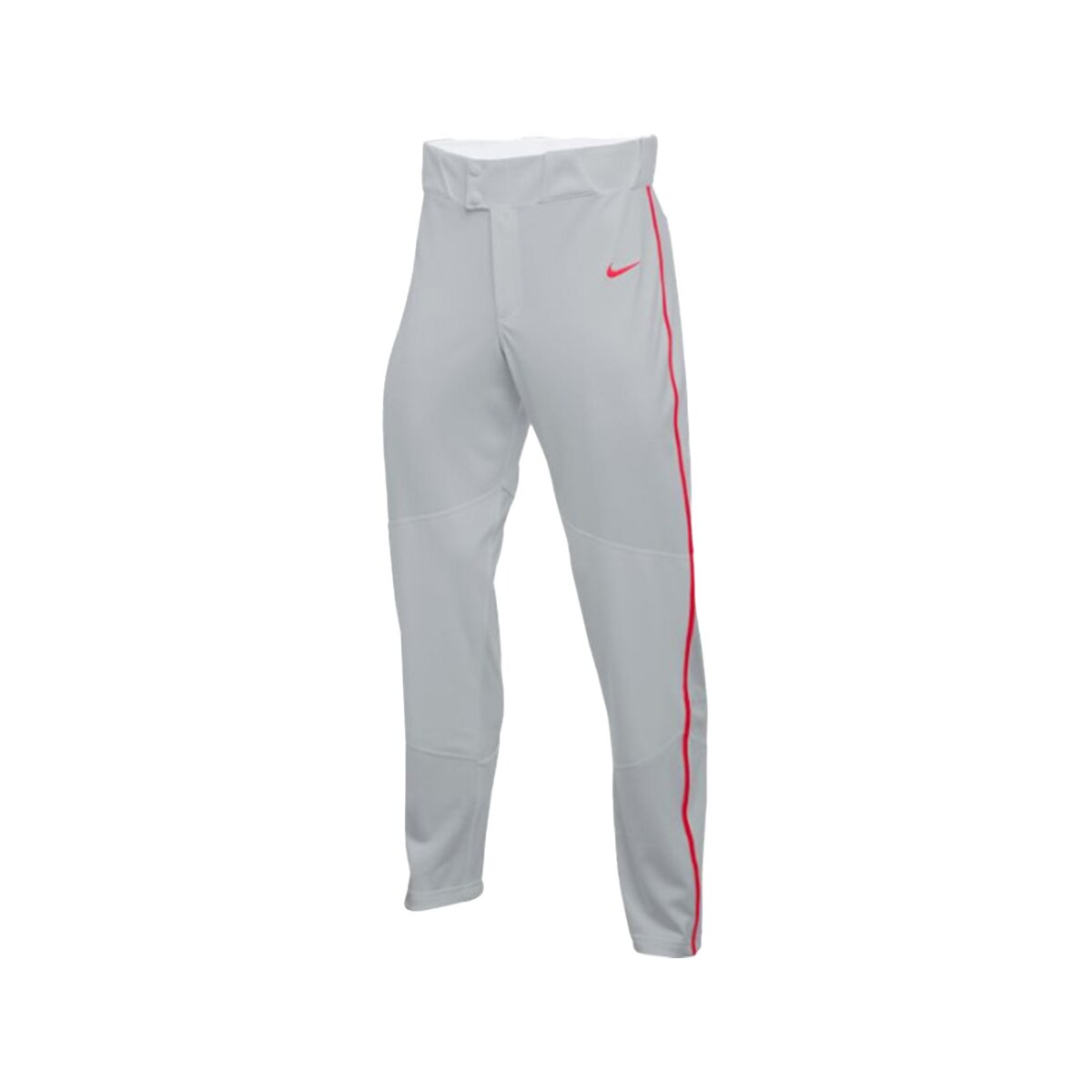 Nike Vapor Select Piped Baseball Hosen BQ5489-053 - grau-rot Gr. XL