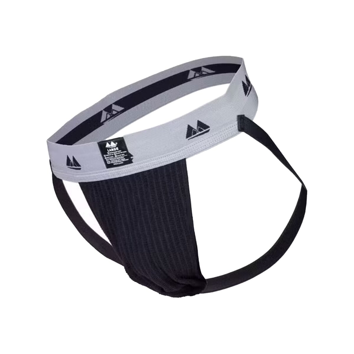 Jockstrap 2' Tiefschutzhose, Waistband - schwarz-grau Gr. S