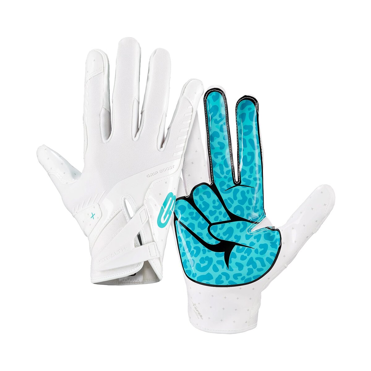 Grip Boost Peace Stealth 6.0 Football Gloves - miami Gr.S