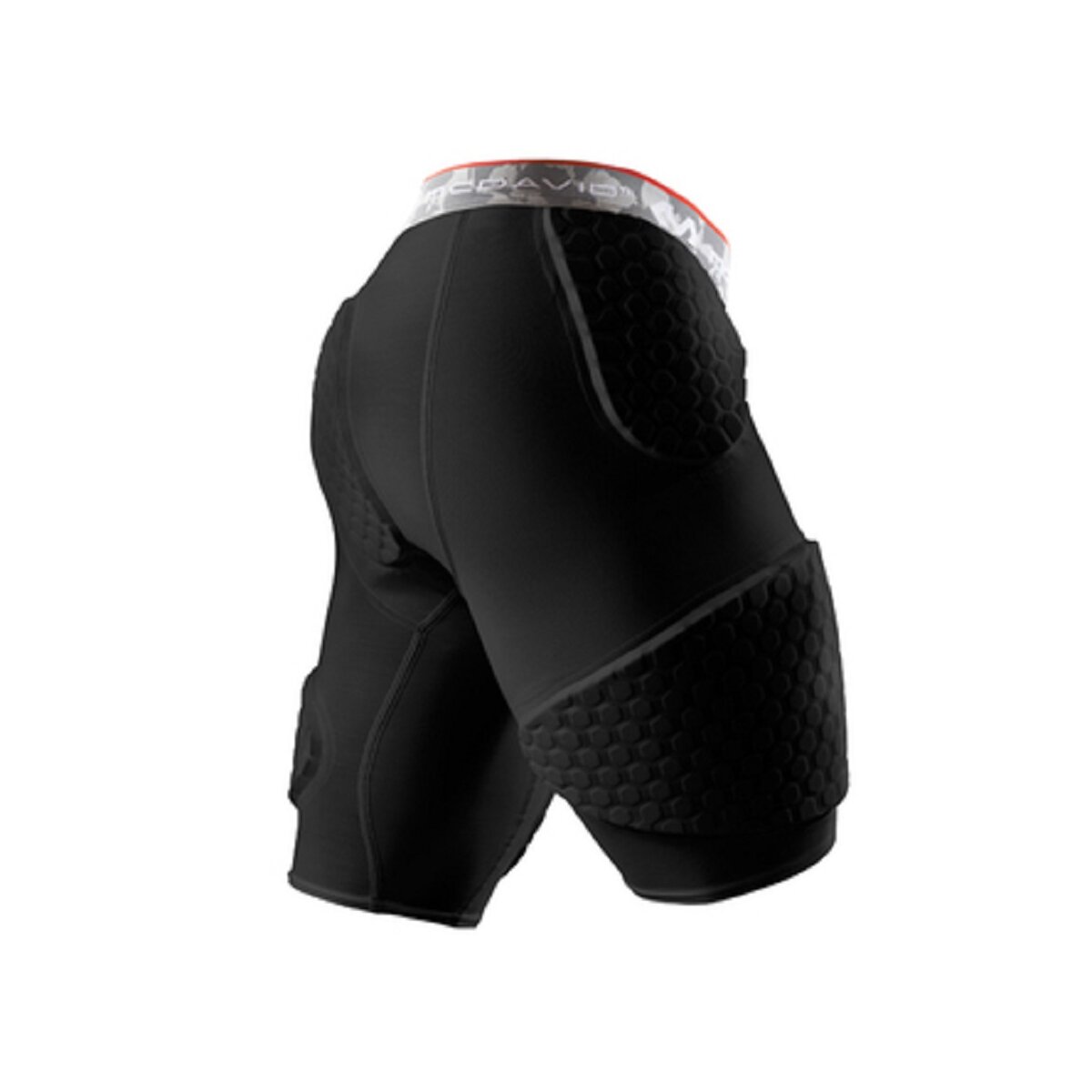 McDavid Hex Protection 5 Pad Short mit konturiertem Wrap-Around-Oberschenkel (7991) - schwarz Gr. 2XL
