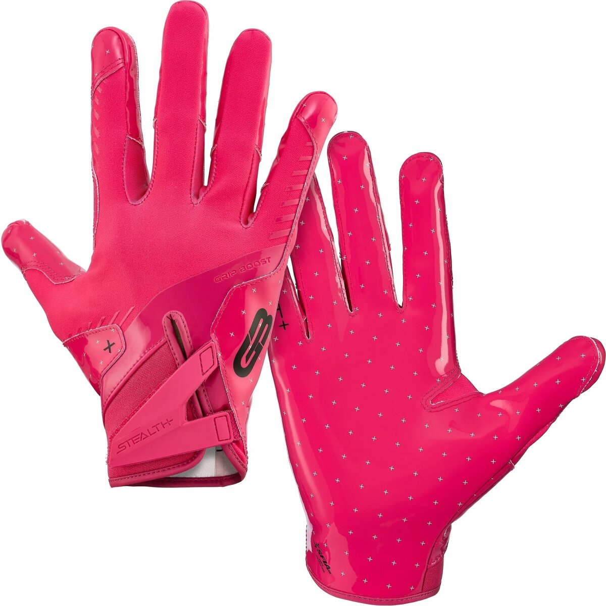 Grip Boost Solid Stealth 6.0 Football Gloves - pink Gr. S