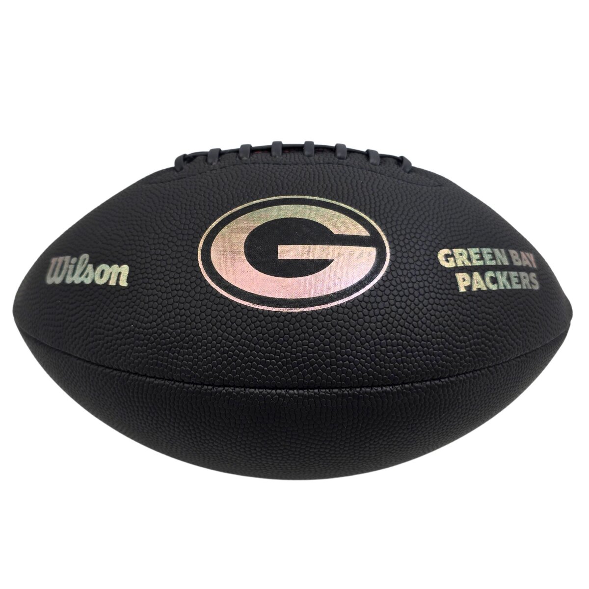 Wilson NFL Green Bay Packers Metallic Premiere Football Offizielle Größe 9 - schwarz