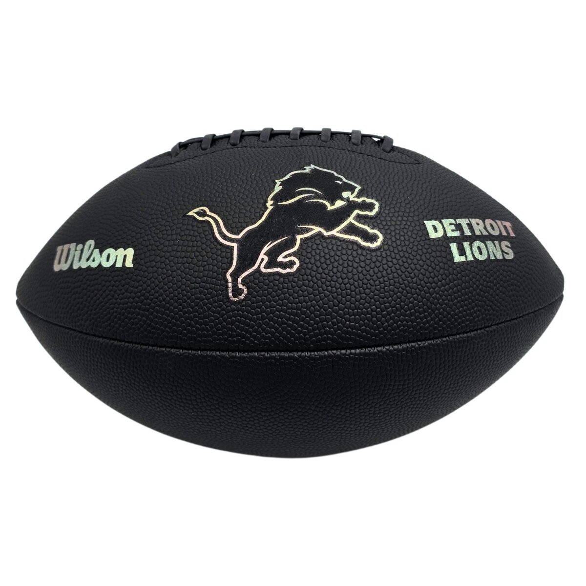 Wilson NFL Detroid Lions Metallic Premiere Football Offizielle Größe 9 - schwarz
