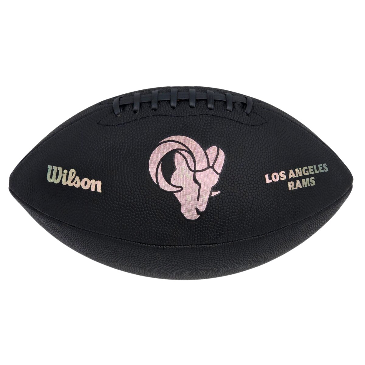 Wilson NFL Los Angeles Rams Metallic Premiere Football Offizielle Größe 9 - schwarz