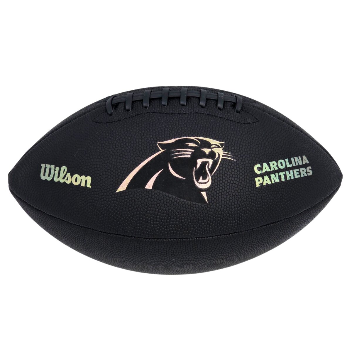 Wilson NFL Carolina Panthers Metallic Premiere Football Offizielle Größe 9 - schwarz