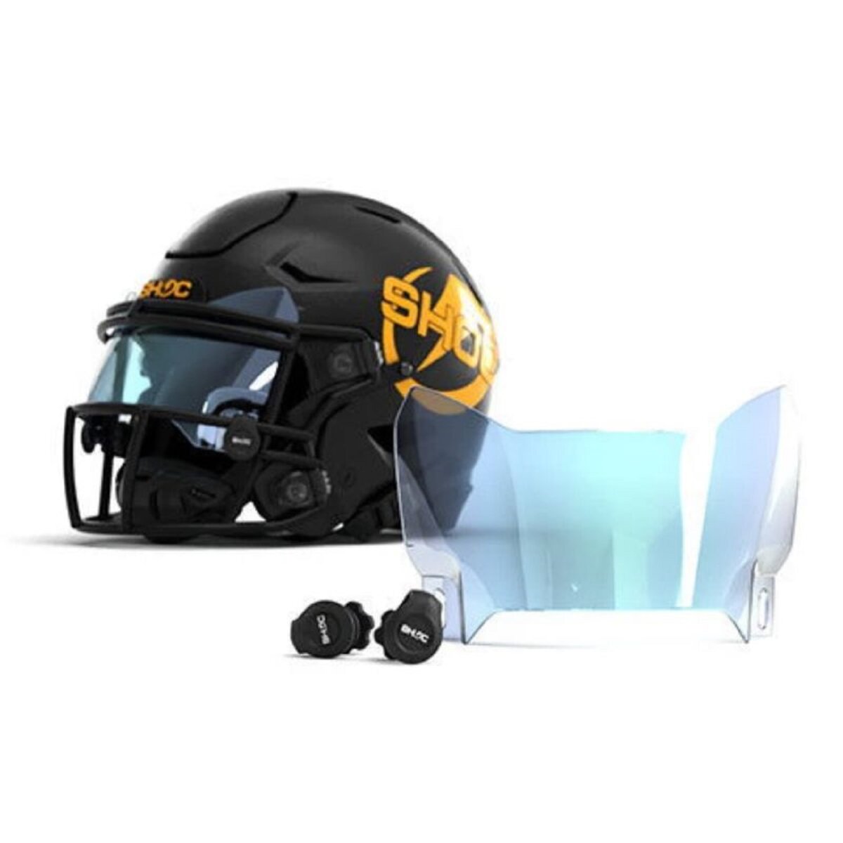 SHOC Zero G + Visor, Eyeshield - clear rainbow