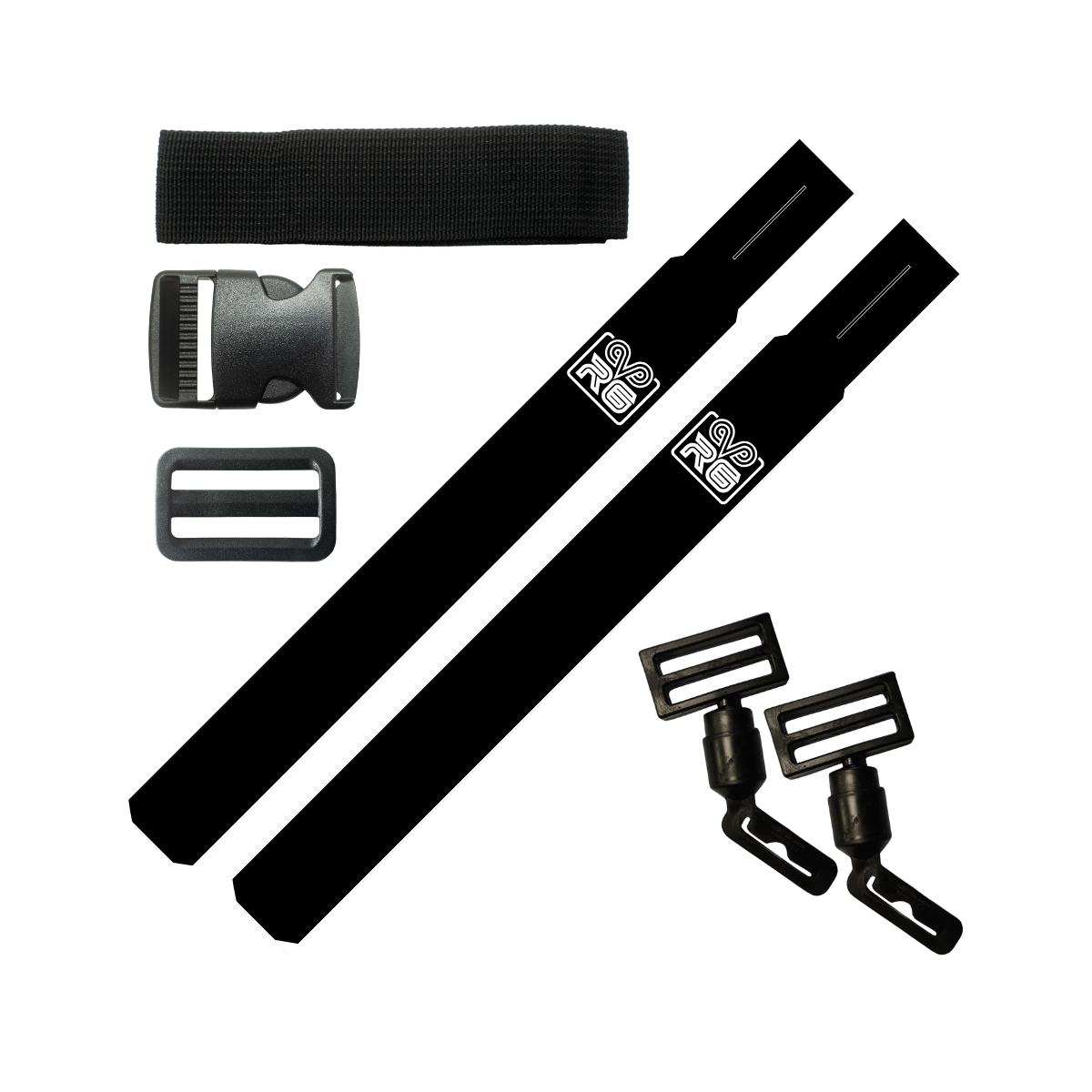 Rookie Goat Flagfootball Flaggen Set - schwarz