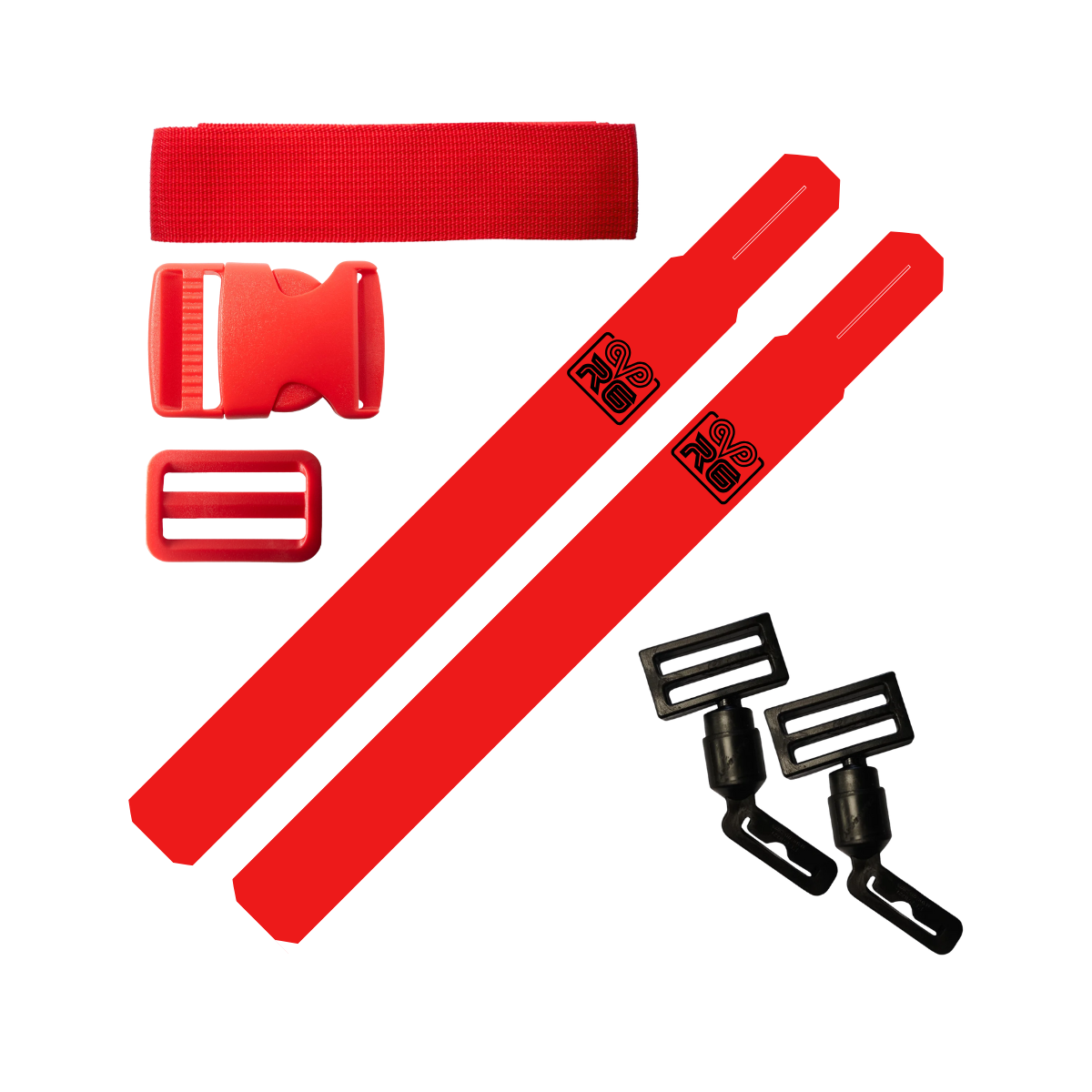 Rookie Goat Flagfootball Flaggen Set - rot