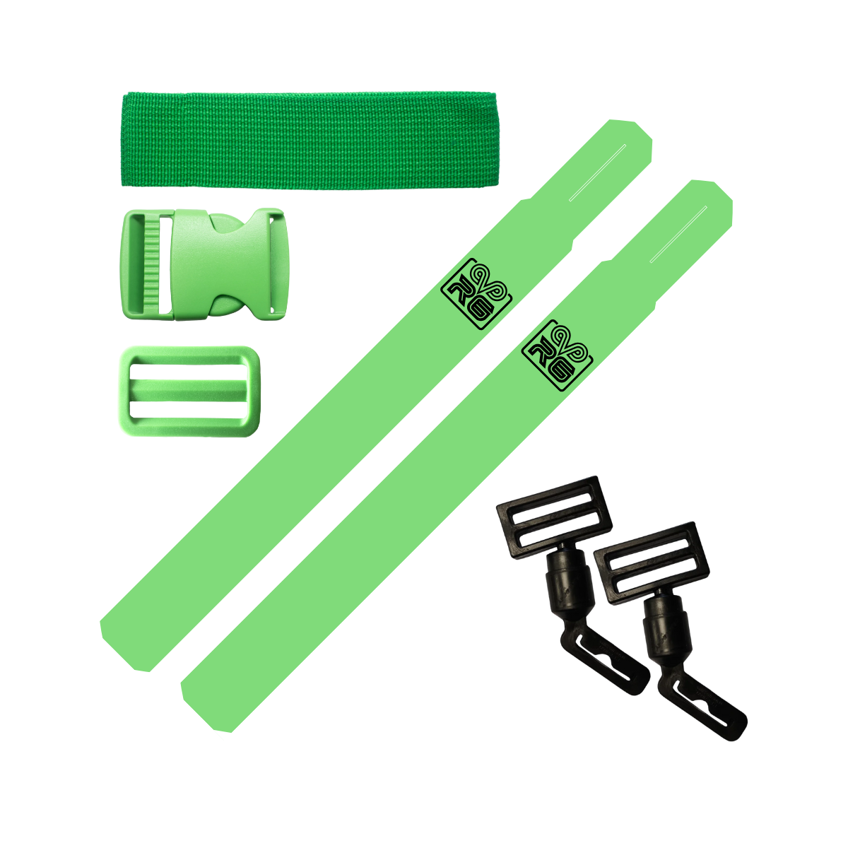 Rookie Goat Flagfootball Flaggen Set - grün