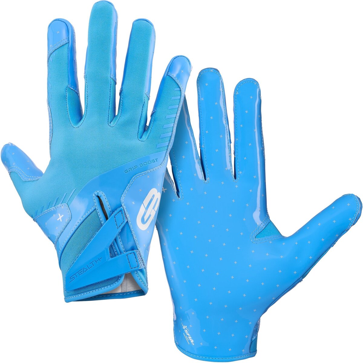 Grip Boost Solid Stealth 6.0 Boost+ Receiver Handschuhe - hellblau Gr. S