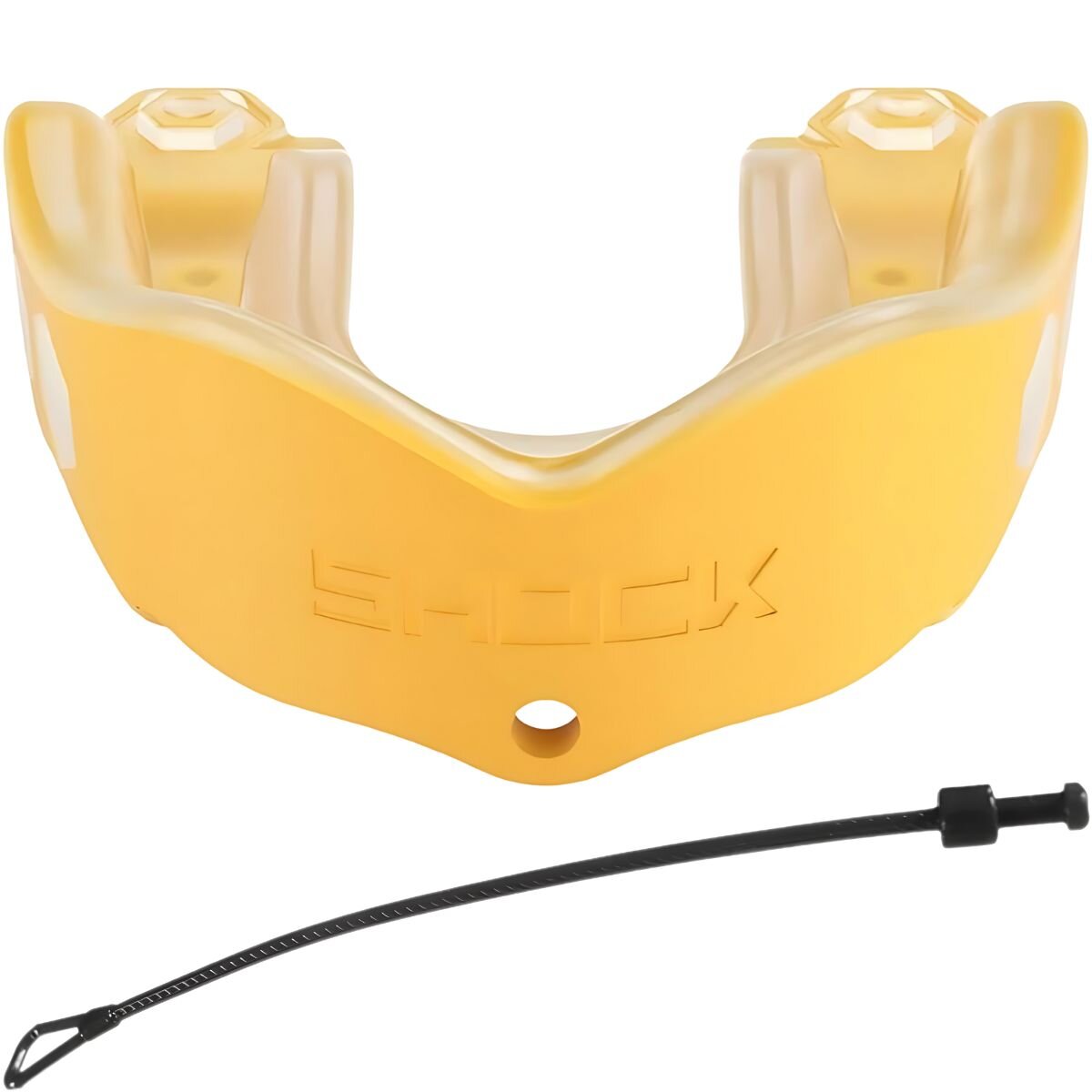 Shock Doctor Gel Max Mundschutz mit Strap - gelb
