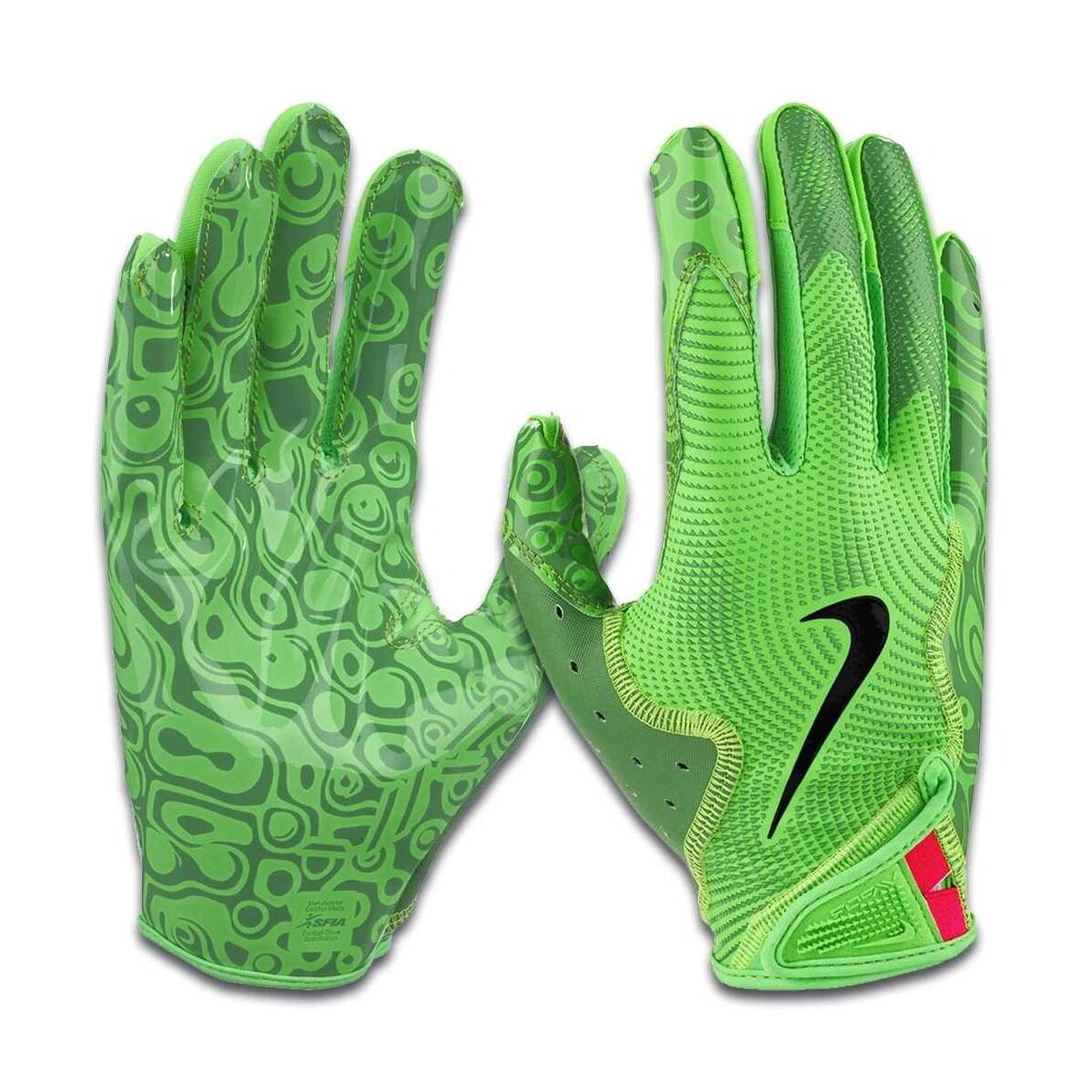 Nike Vapor Jet 8.0 Energy Receiver Handschuhe - grün-schwarz Gr. M