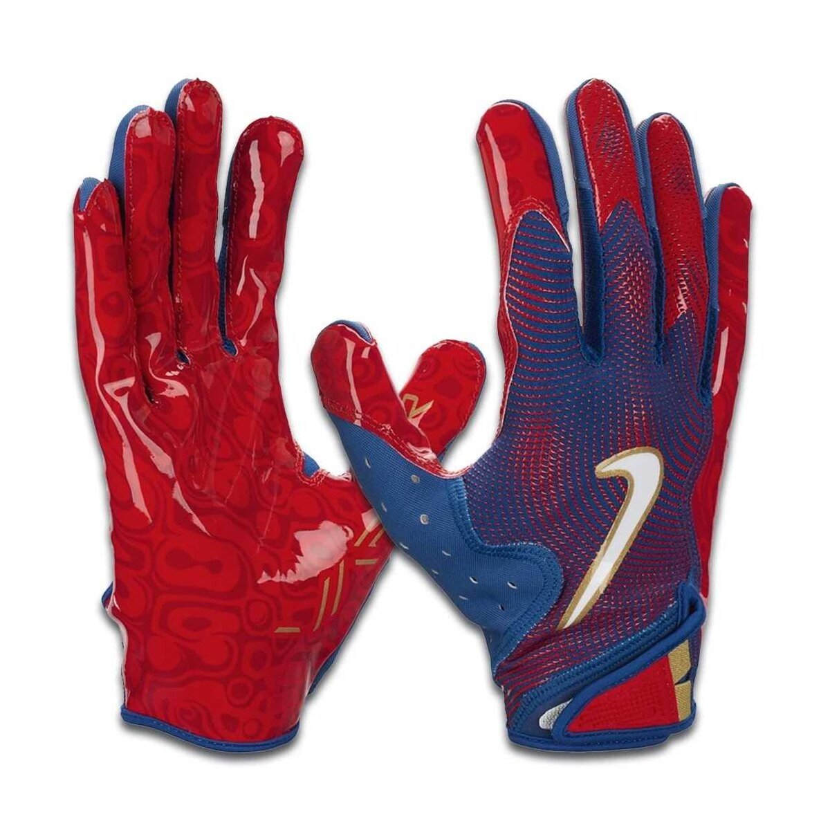 Nike Vapor Jet 8.0 Energy Receiver Handschuhe - blau-rot Gr. L