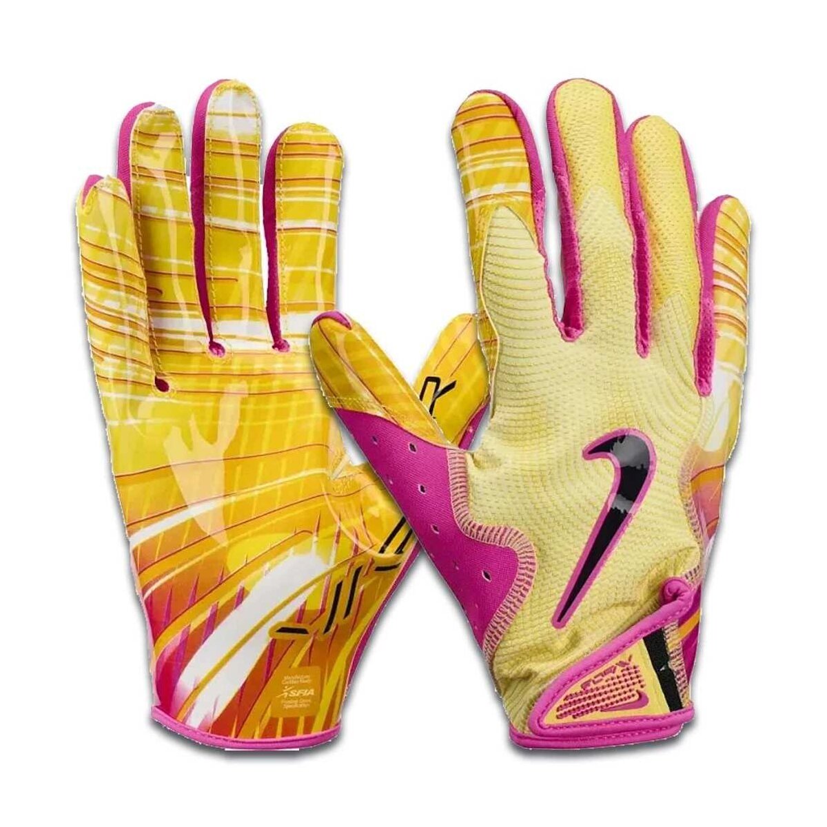 Nike Vapor Jet 8.0 Combine Receiver Handschuhe - orange-pink Gr. L