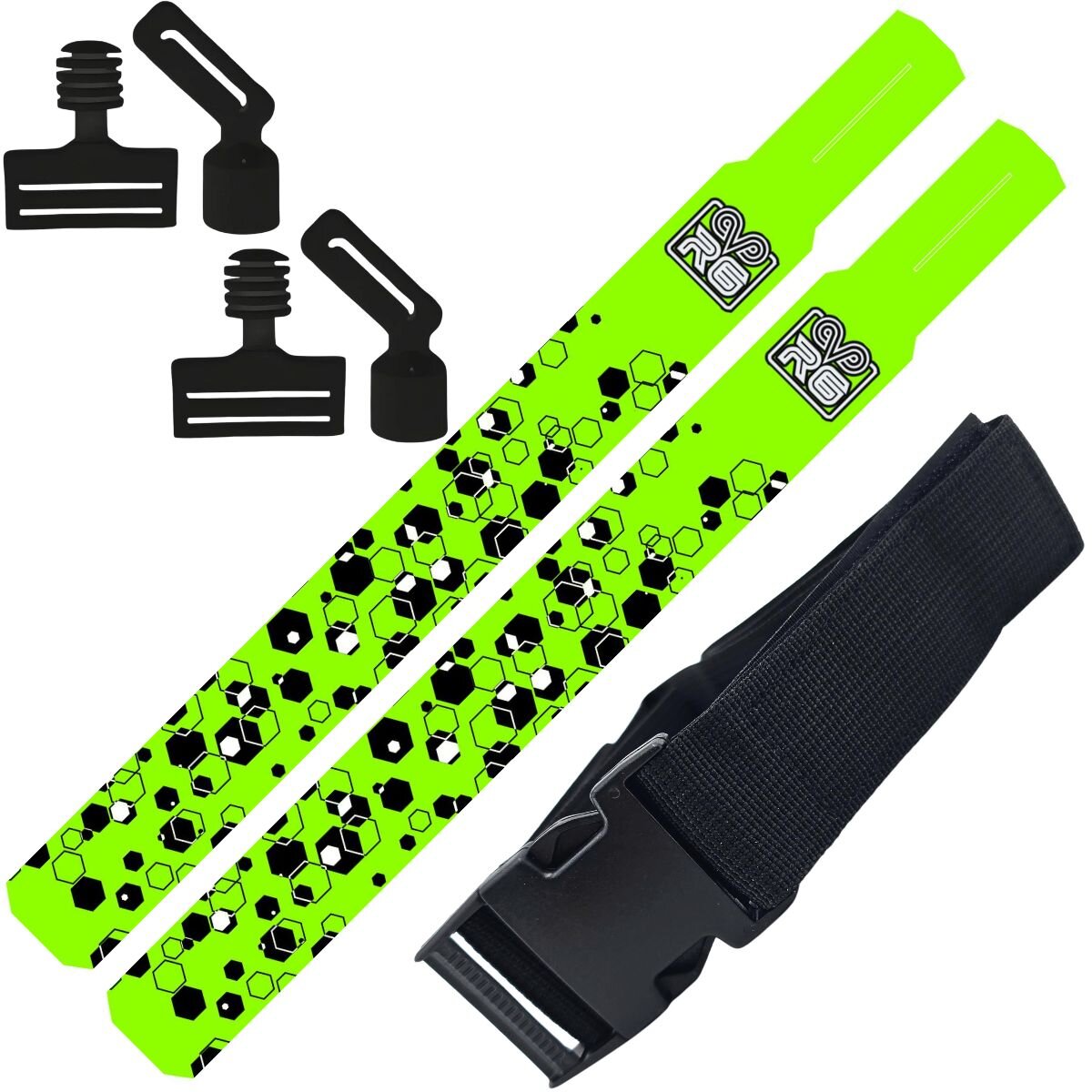 Rookie Goat Neon Edition Flagfootball Flaggen Set - grün