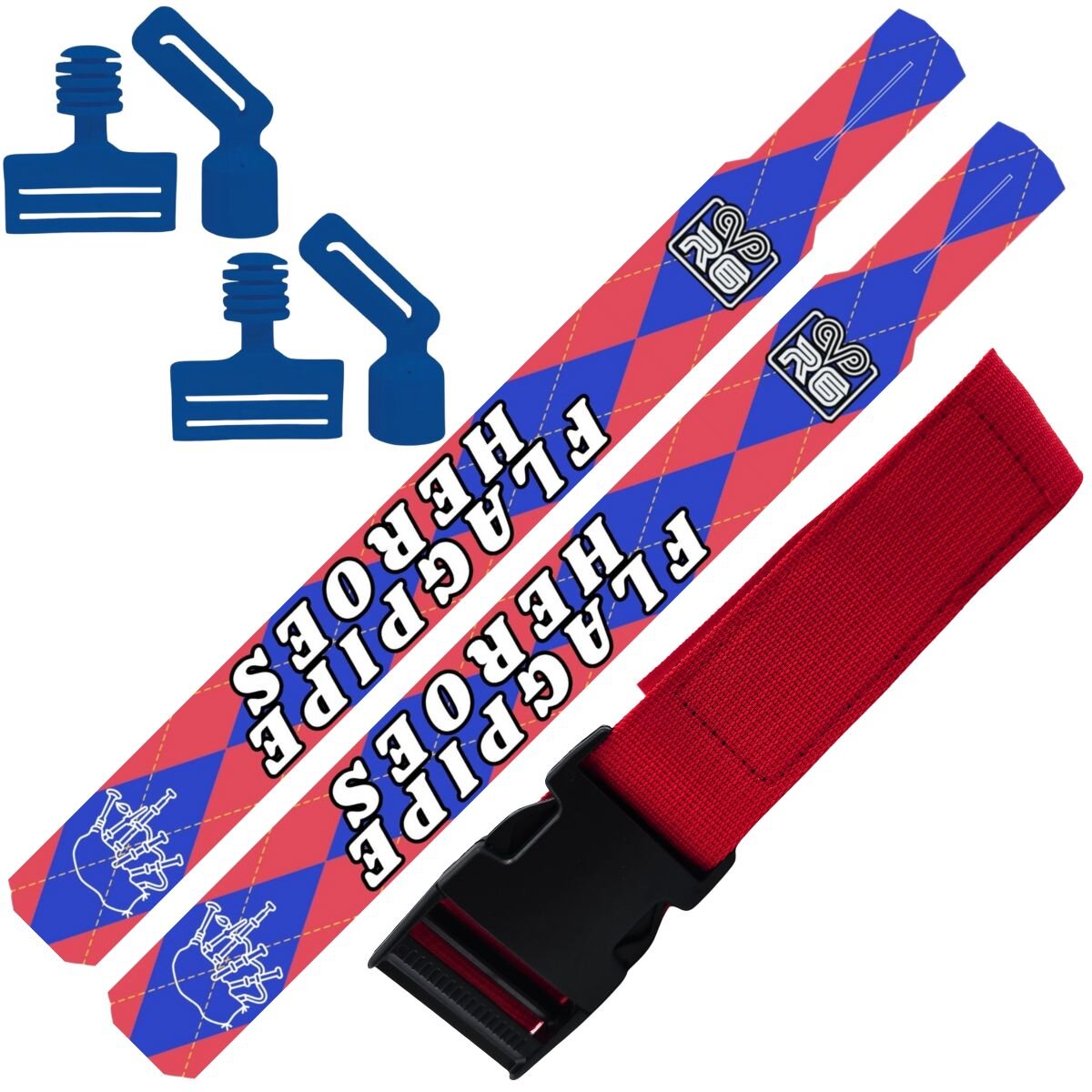 Rookie Goat Flagfootball Flaggen Set Helden Edition - flagpipes