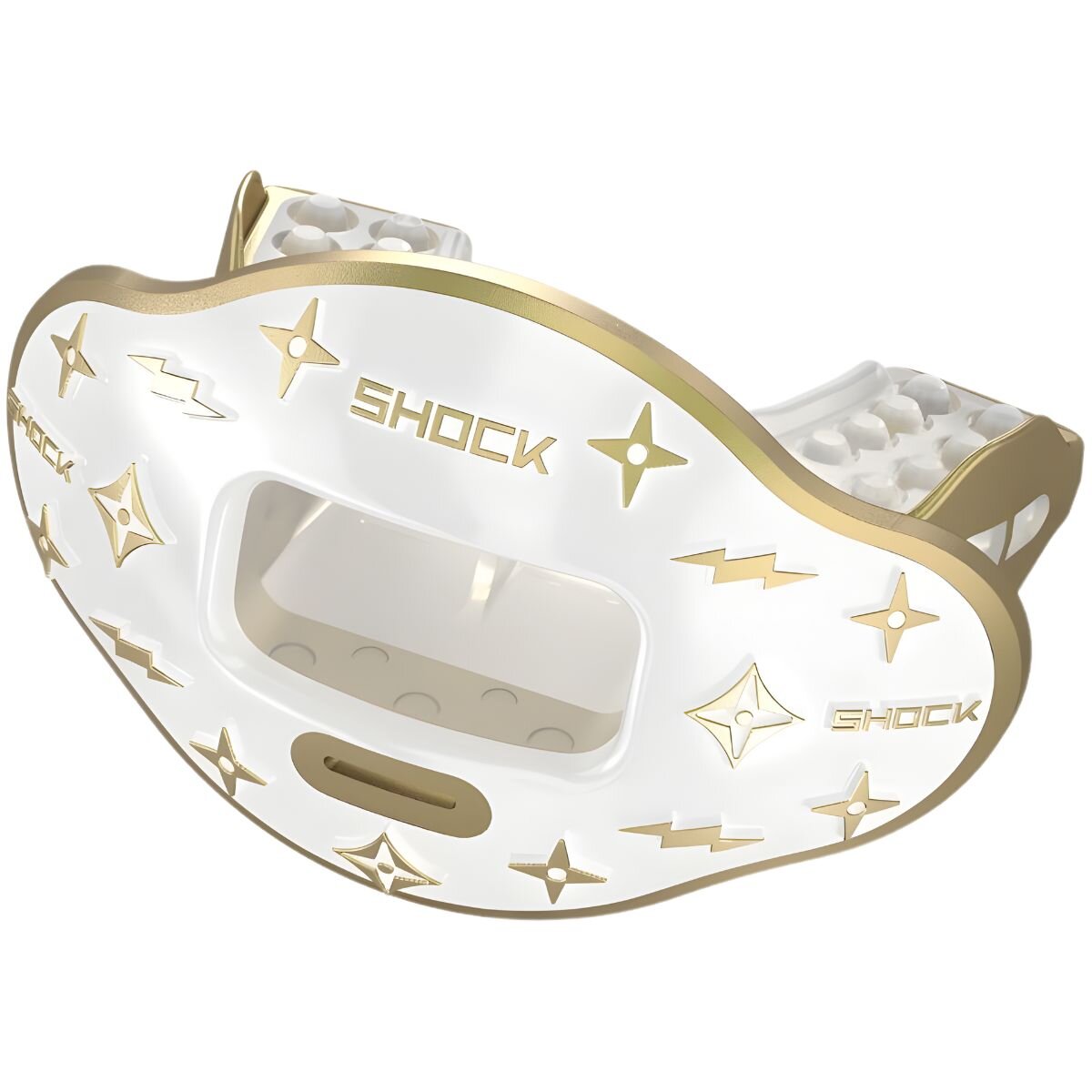 Shock Doctor Max AirFlow Lipguard 3D white-gold-lux