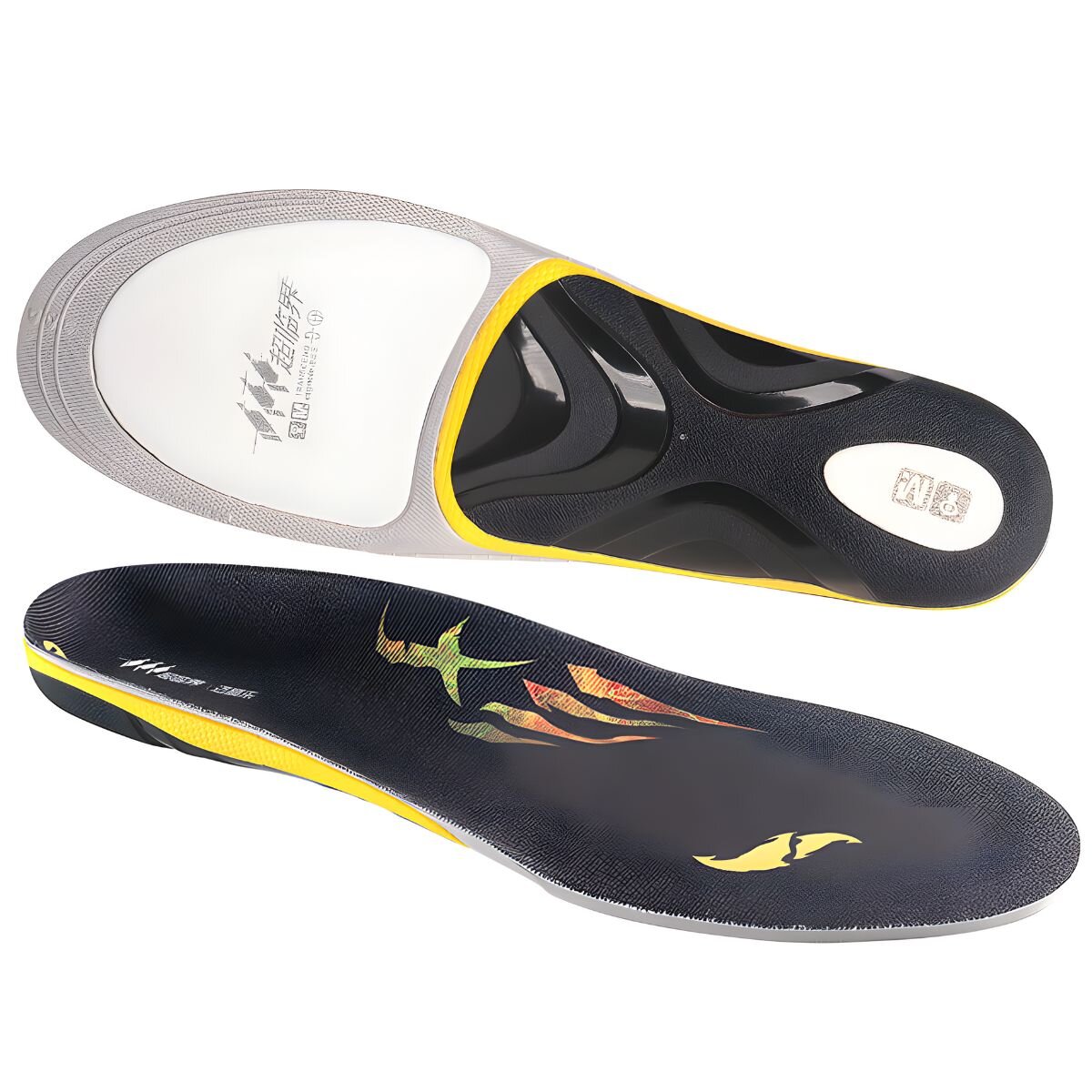 Pro Performance Einlegesohlen für Footballschuhe - schwarz 45-46 EU