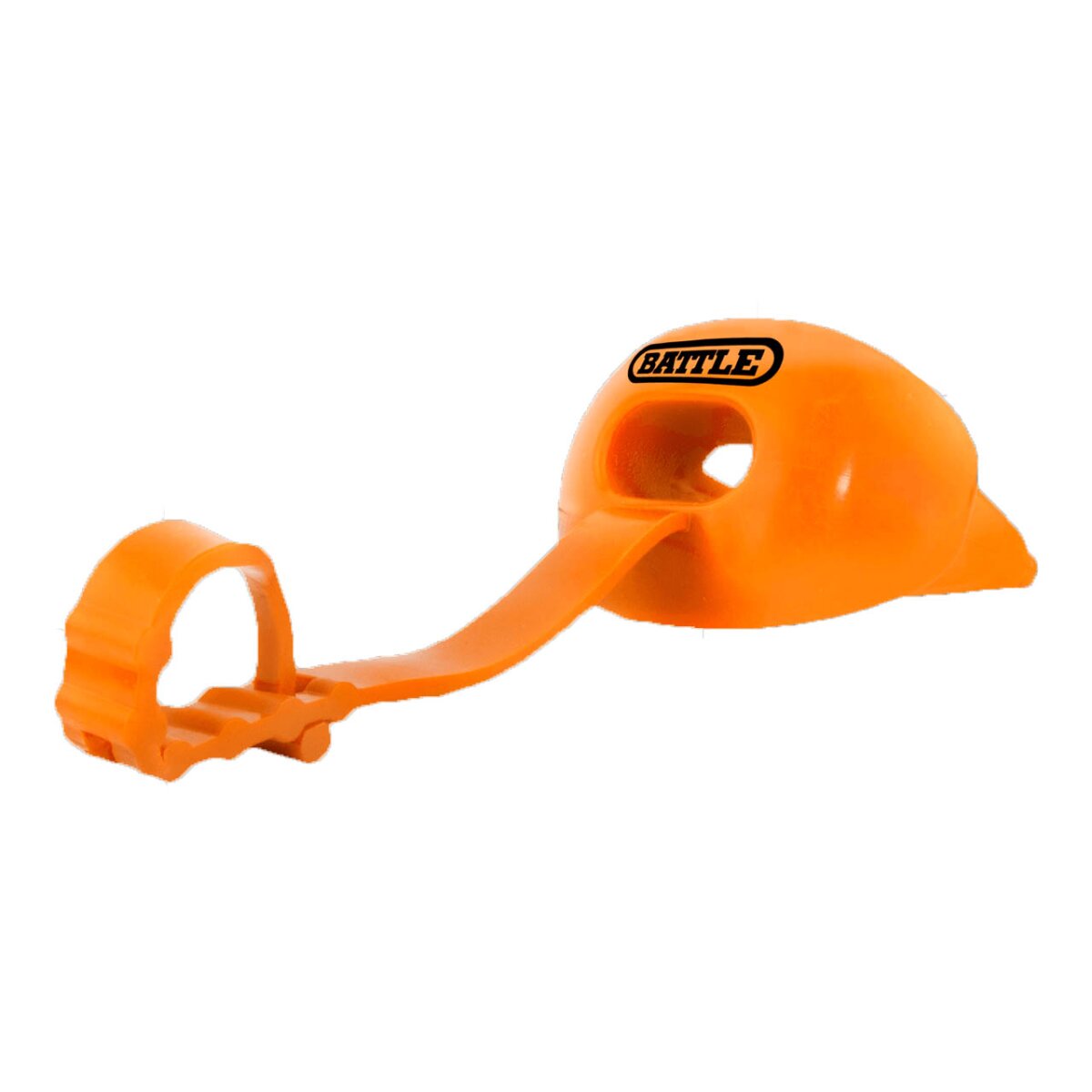 BATTLE Oxygen Football Mundschutz Lipguard w/ strap - orange