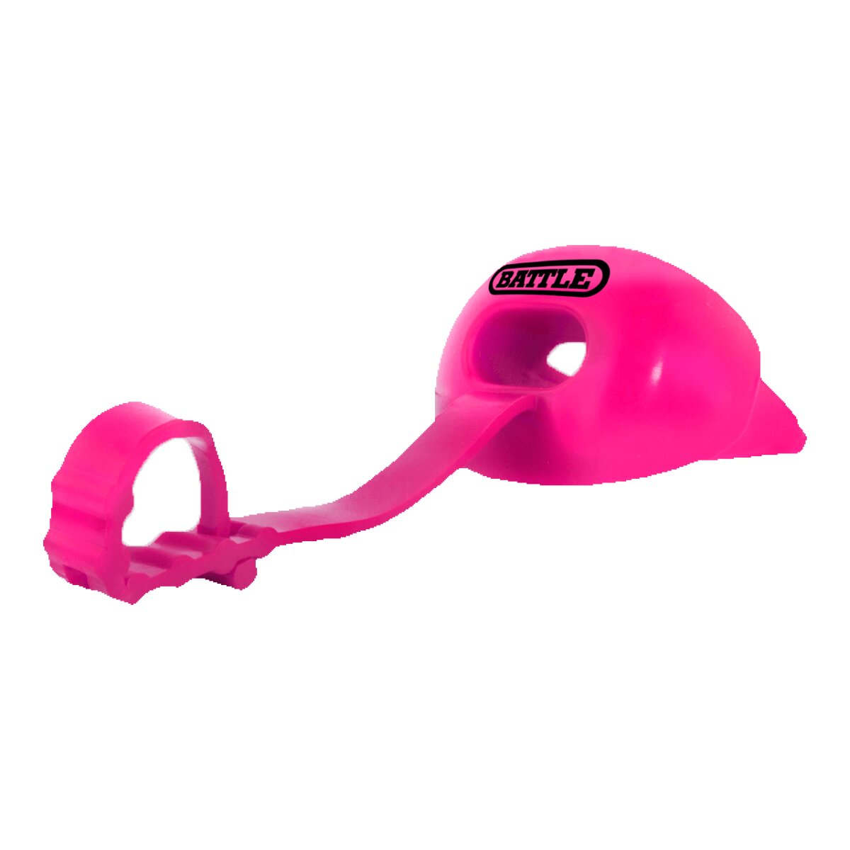BATTLE Oxygen Football Mundschutz Lipguard w/ strap - pink