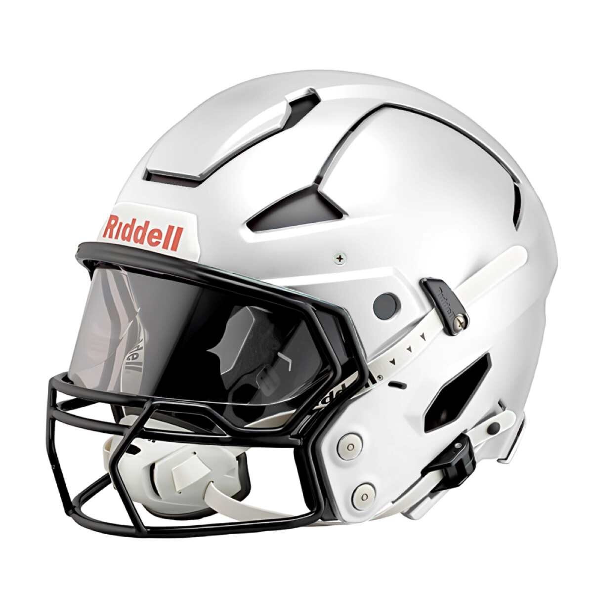 Riddell Axiom Varsity Football Helm 7 1/4 - weiß W-2BC-HP-S navy clear