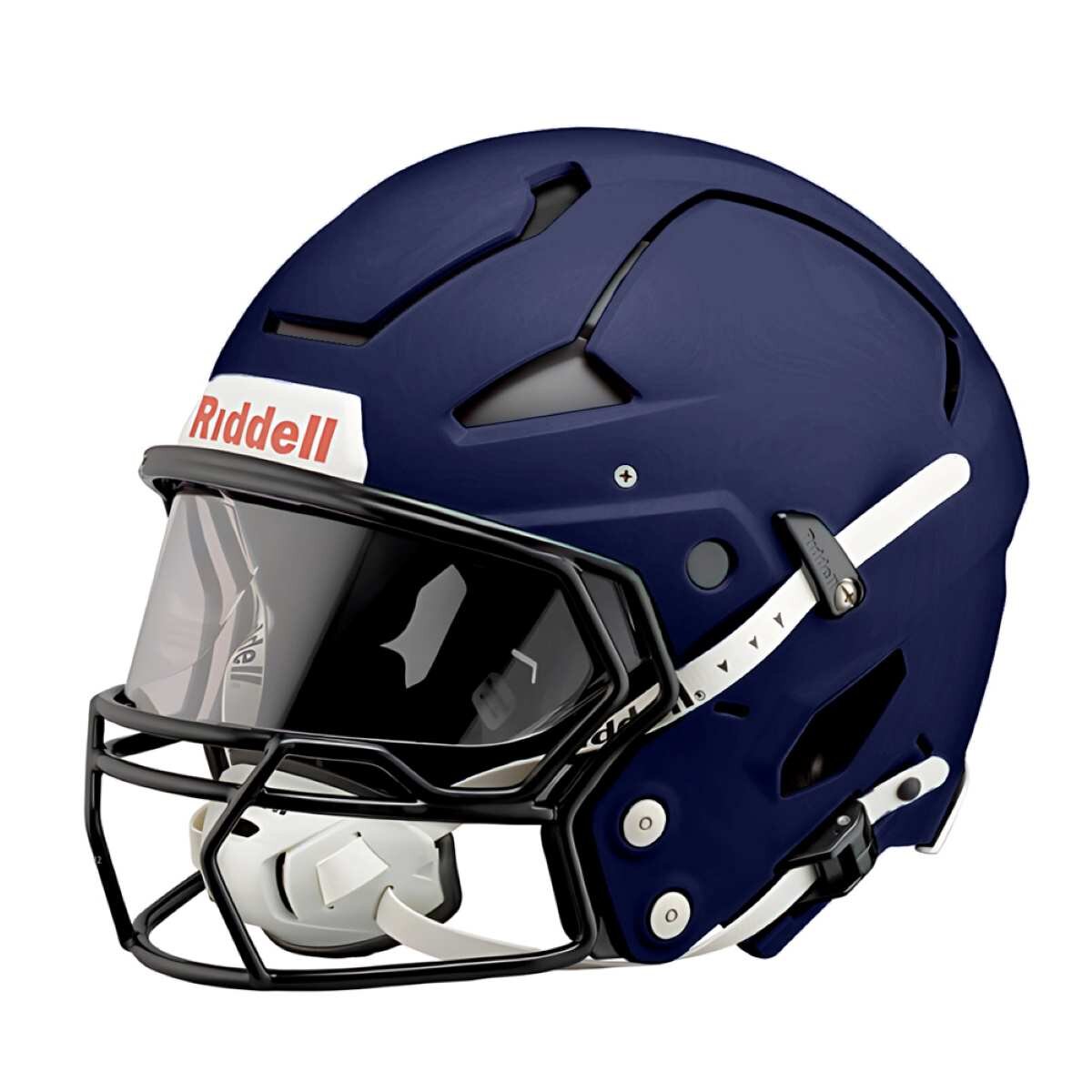 Riddell Axiom Varsity Football Helm 7 1/4 - navy W-2BC-HP-S rot clear