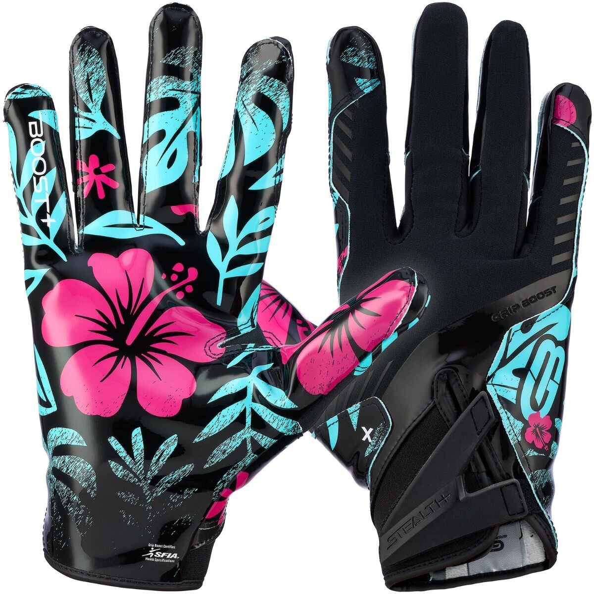 Grip Boost Stealth 6.0 House of Rare Receiver Handschuhe - topic heat M