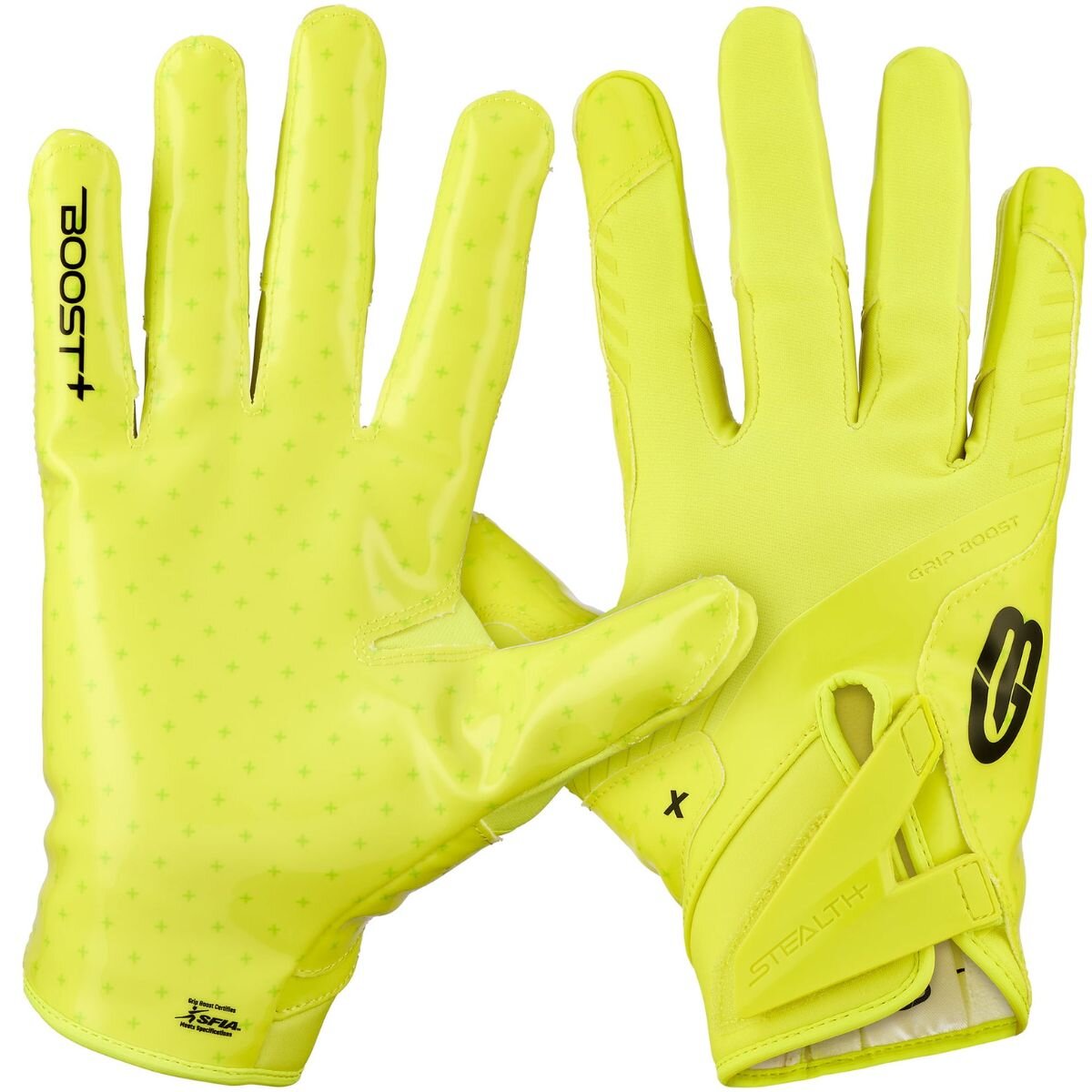 Grip Boost Stealth 6.0 Neon Receiver Handschuhe - neon gelb 2XL