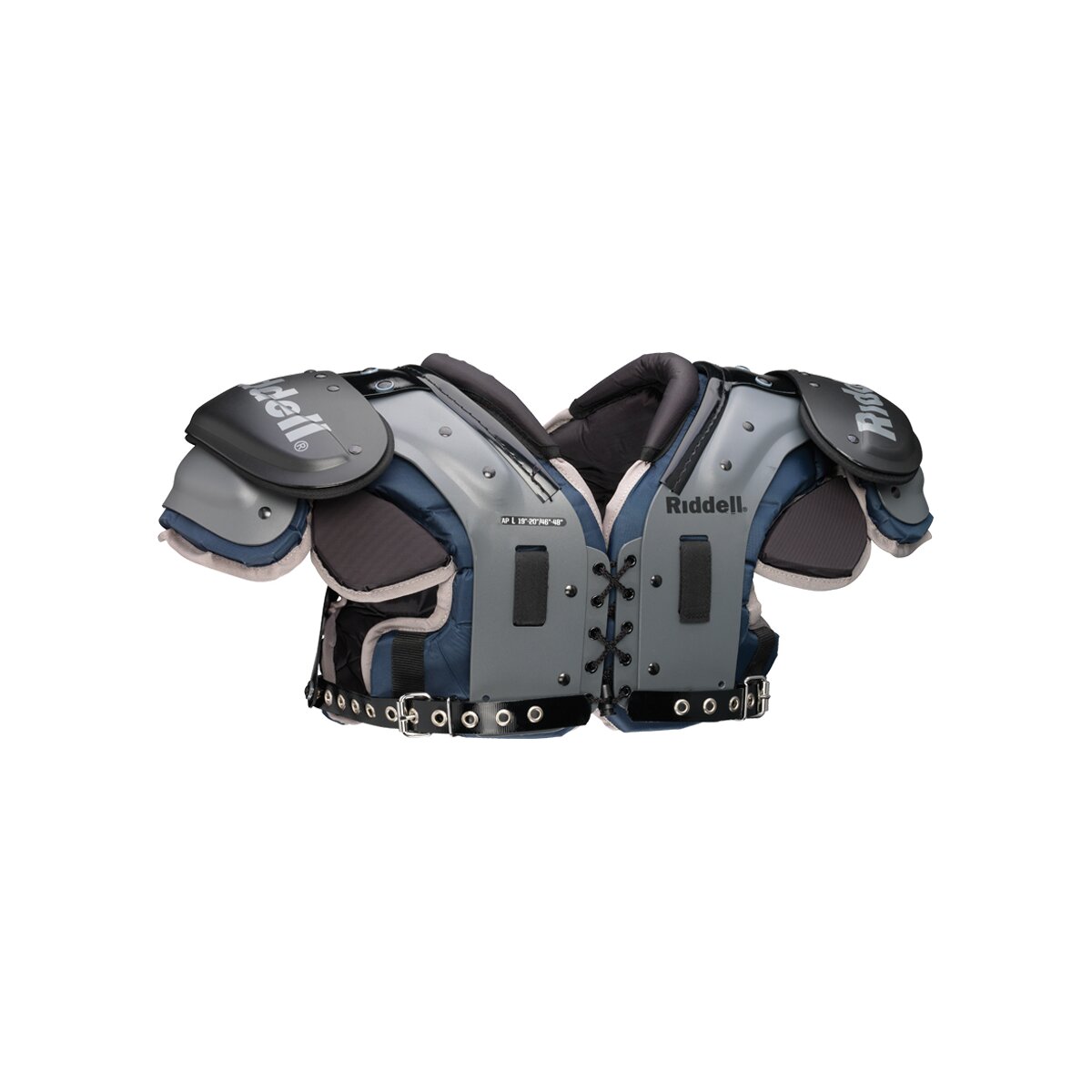Riddell Elite AP Multi Position Pad - grau Gr. M