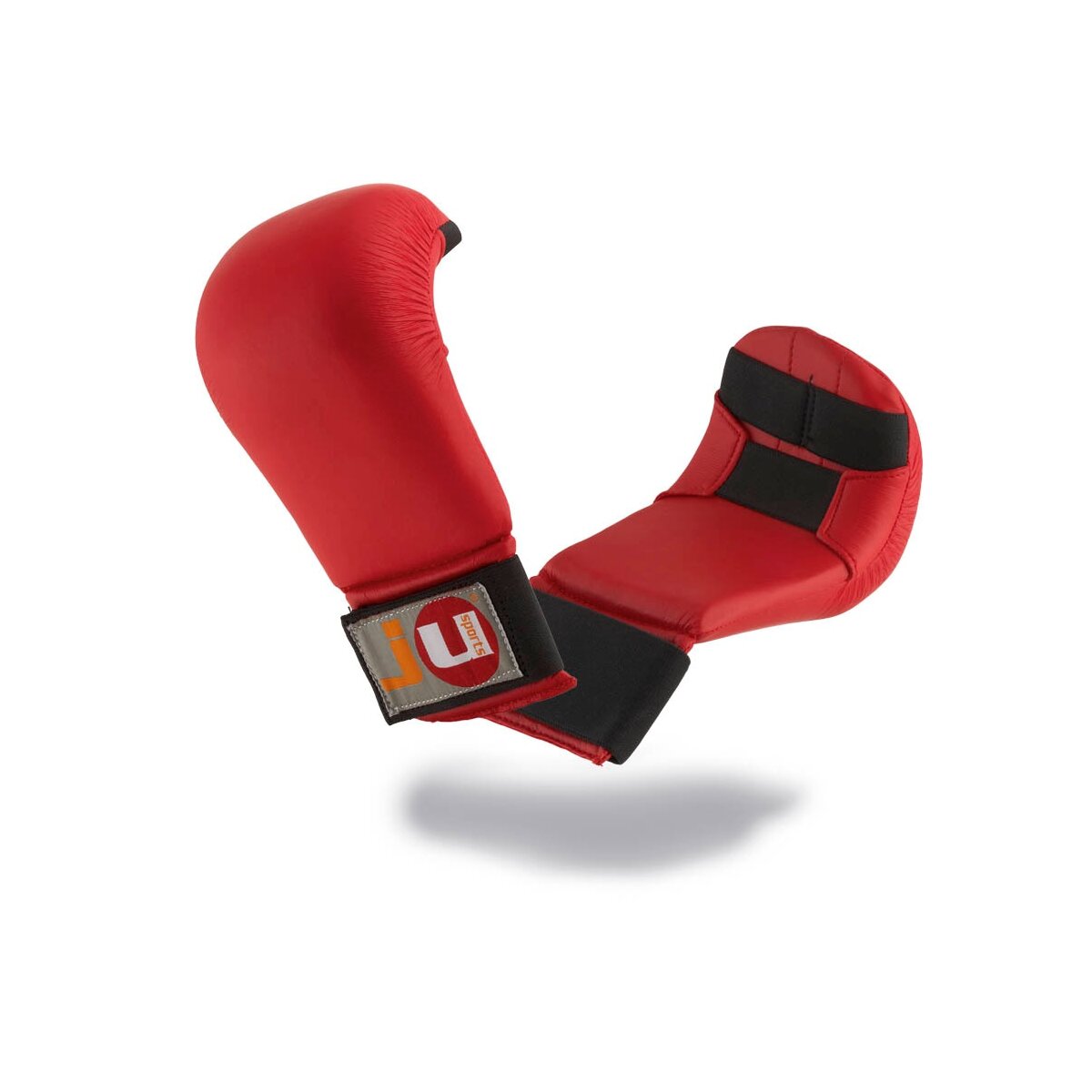 Karate Handschutz, 3 Farben | JU-SPORTS Rot / XS