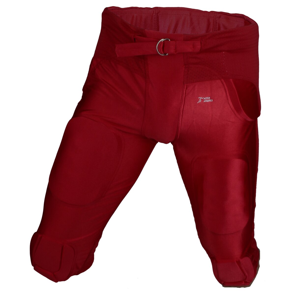 Active Athletics American Football Hose 7 Pad 'All in One' Gamepants - rot Gr. XS