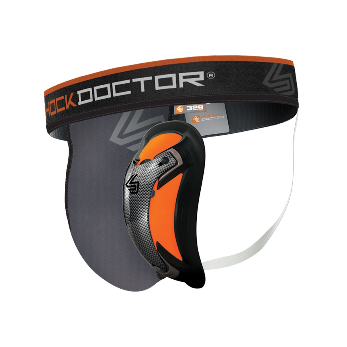 Shock Doctor Supporter with Ultra Carbon Flex Cup, Tiefschutz 329 - Gr. L