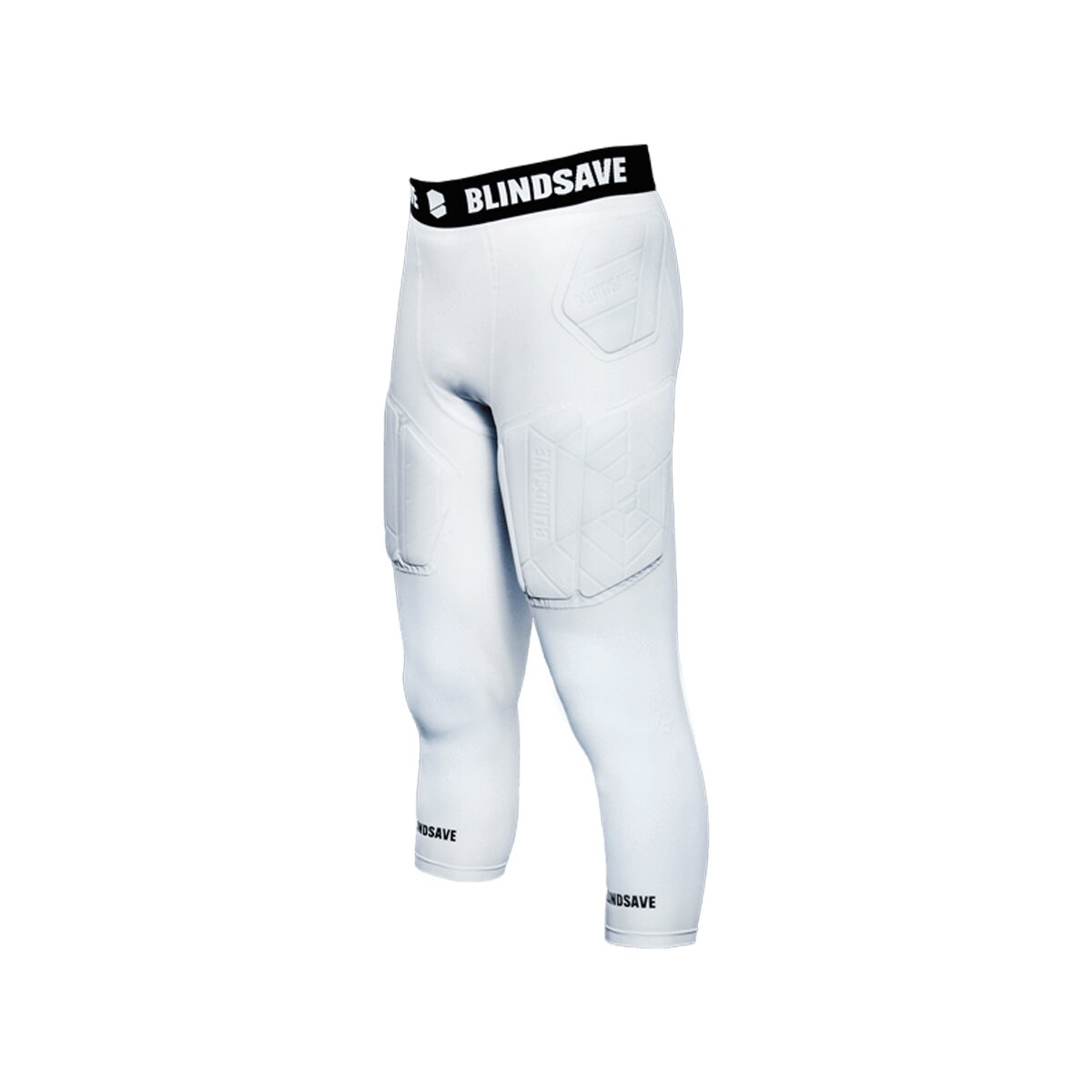 BLINDSAVE 3/4 Tights Pro +, 5 Pad Unterhose - weiß Gr. XL